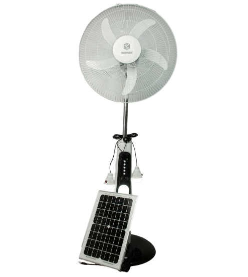 TRANSPARENT 18 Inches Solar Energy Fan (SEF02)